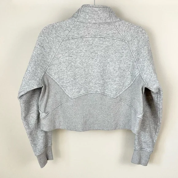 Cropped 1/2 Zip Sweatshirt - Picture 3 of 8